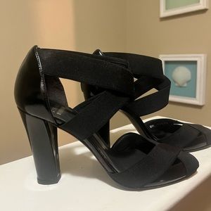 Stuart Weitzman Black Strappy Ankle Strap Stiletto Pumps Shoes